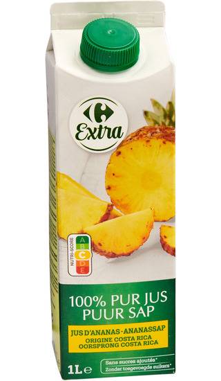 Carrefour Extra - Pur jus d'ananas (1 L)