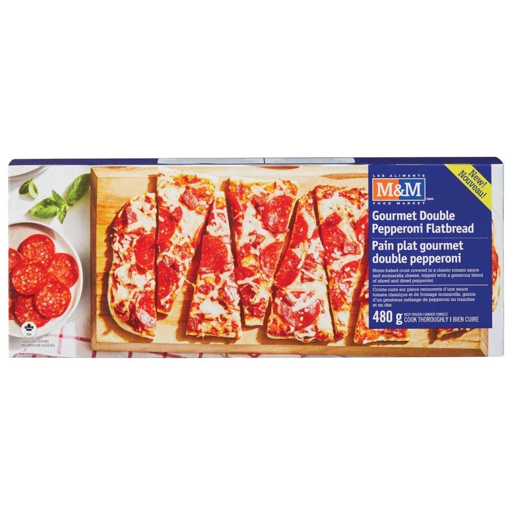 M&M Food Market Gourmet Double Pepperoni Flatbread