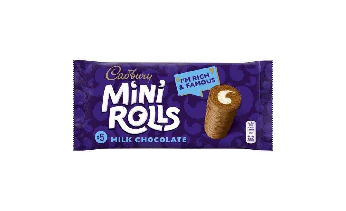 Cadbury Milk Chocolate Mini Rolls Cakes 5s (382159)