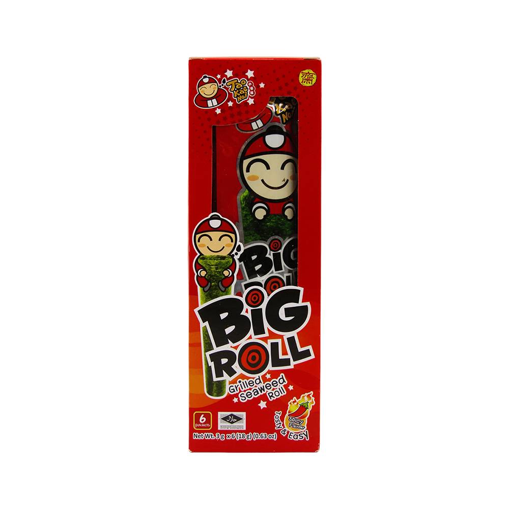 Tao Kae Noi Grilled Seaweed Big Roll Spicy Flavour (6ct)