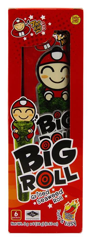 Tao Kae Noi Grilled Seaweed Big Roll Spicy Flavour (21.6g)