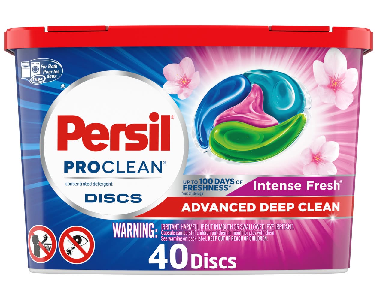 Persil Discs Advanced Deep Clean Intense Fresh Laundry Detergent (32.4 oz, 40 ct)