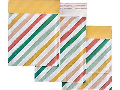 6 x 9 Self-Sealing Padded Bubble Mailer, Multicolor, 3/Pack (246453)