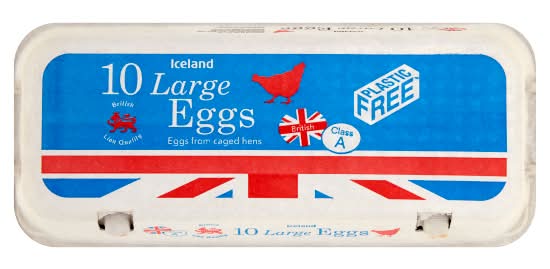 Iceland Large, Classic a Eggs (10 pack)