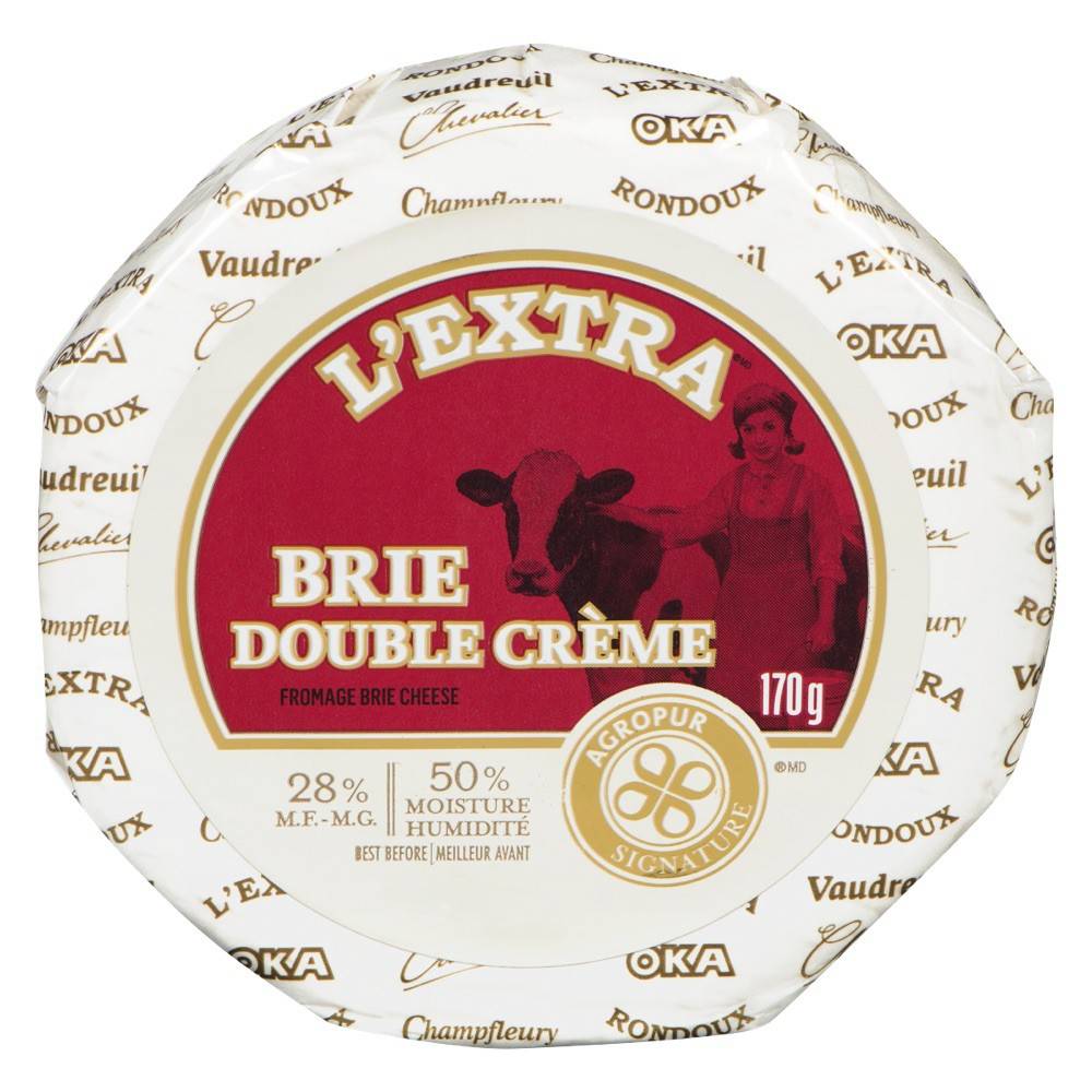 Agropur Signature L'extra Double Cream Brie Cheese (170 g)