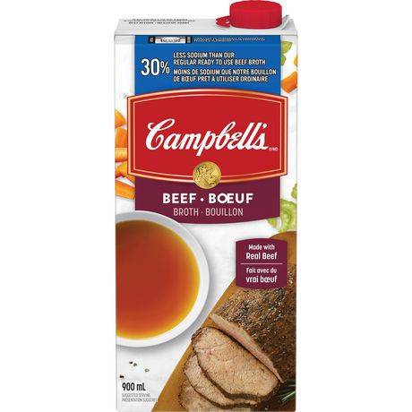 Campbell’s Beef Broth Low Sodium (900 ml)