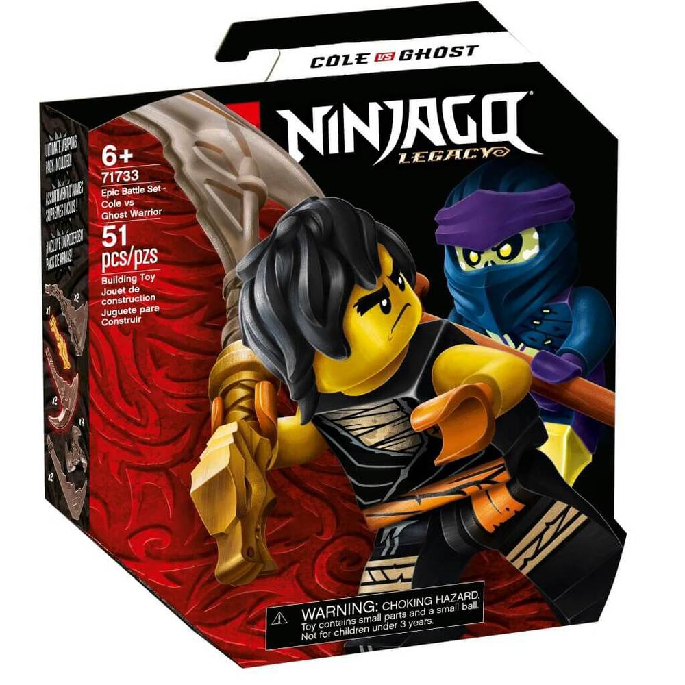 LEGO · Ninjago batalla épica cole vs ghost warrior 71733