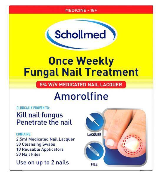 Schollmed Once Weekly Fungal Nail Treatment 5% W/V Medicated Nail Lacquer