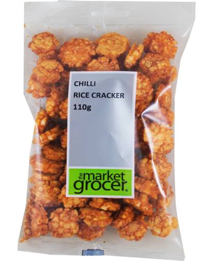 The Market Grocer Rice Crackers Chilli (110g)
