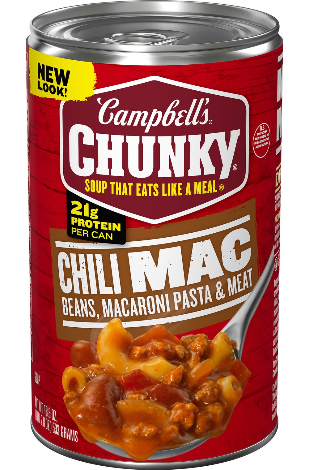Chunky Chili Mac Beans Marconi Pasta & Meat Soup (18.8 oz)