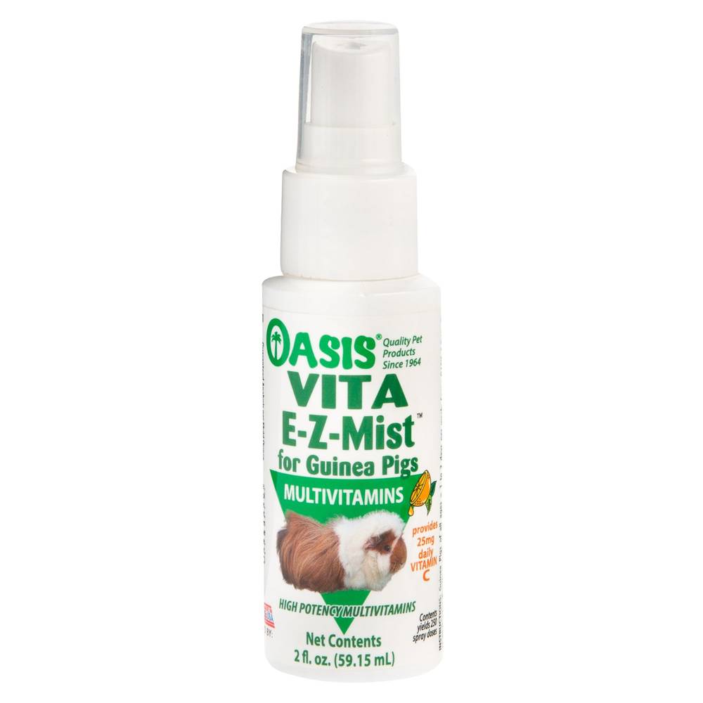 Oasis Vita E-Z Mist™ Multi-Vitamins for Guinea Pigs (Color: Assorted, Size: 2.03 Fl Oz)