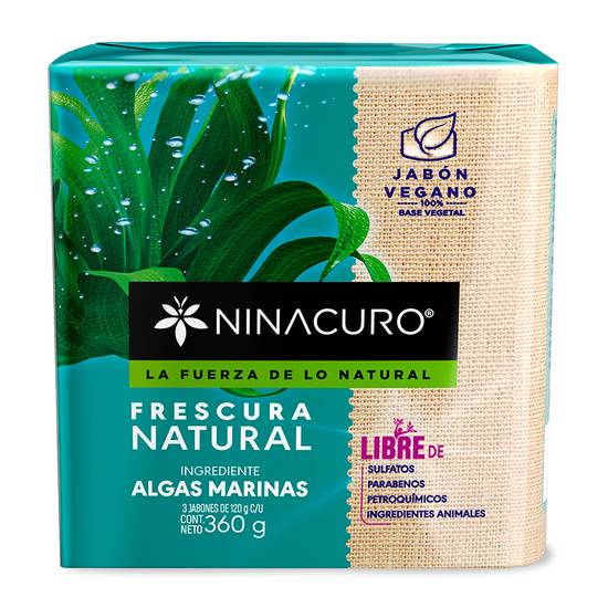 Jabon Frescura Natural Ninacuro 360 Gr