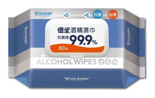 優生 酒精濕巾超厚型80抽 - 150x200mm (552 g)
