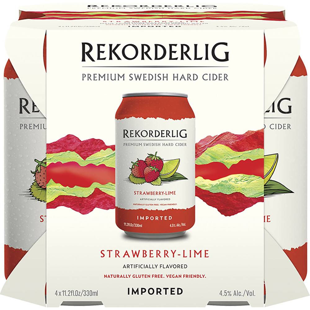 Rekorderlig Strawberry Lime Cider (11OZ)