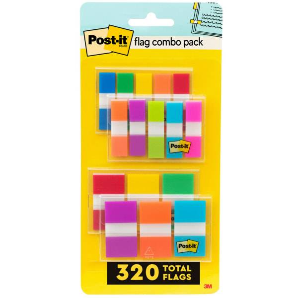 Post-It Assorted Color Combo pack Flags