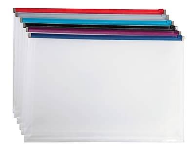 Staples Poly Zip File Pocket