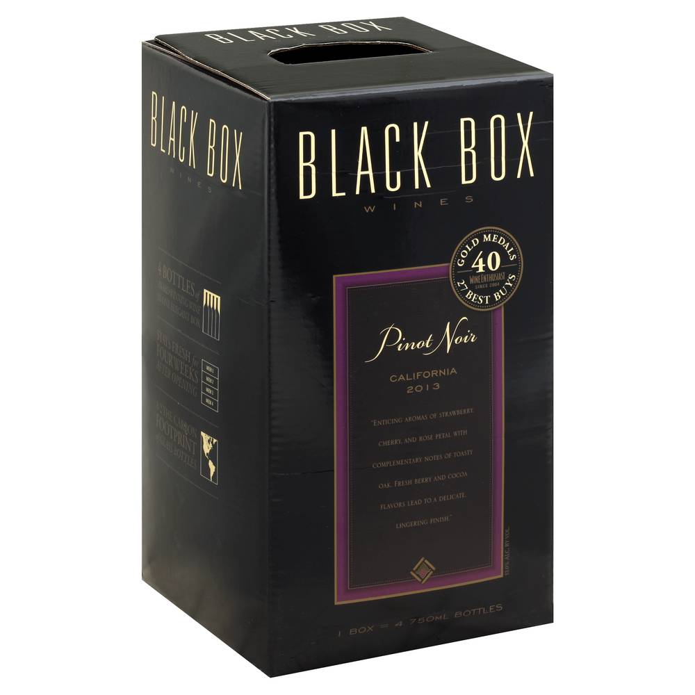 Black Box California Pinot Noir Wine 2016 (4 pack, 750ml)