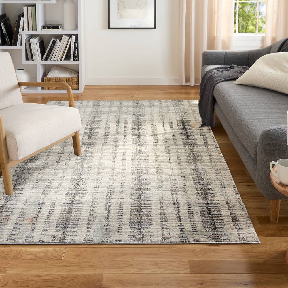 Origin 21 5 X 7 (ft) Beige Gray Indoor Area Rug | 2-11-195