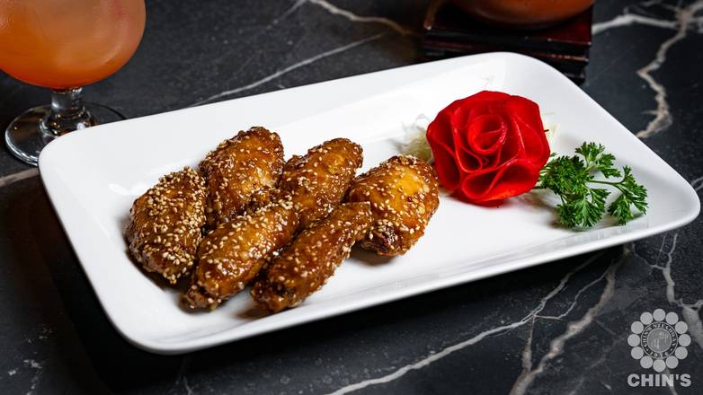 Spicy Honey & Sesame Chicken Wings (6)