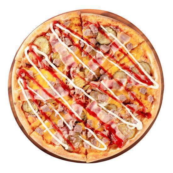 Pizza Bacon Cheesburger Duża (34,98 zł)
