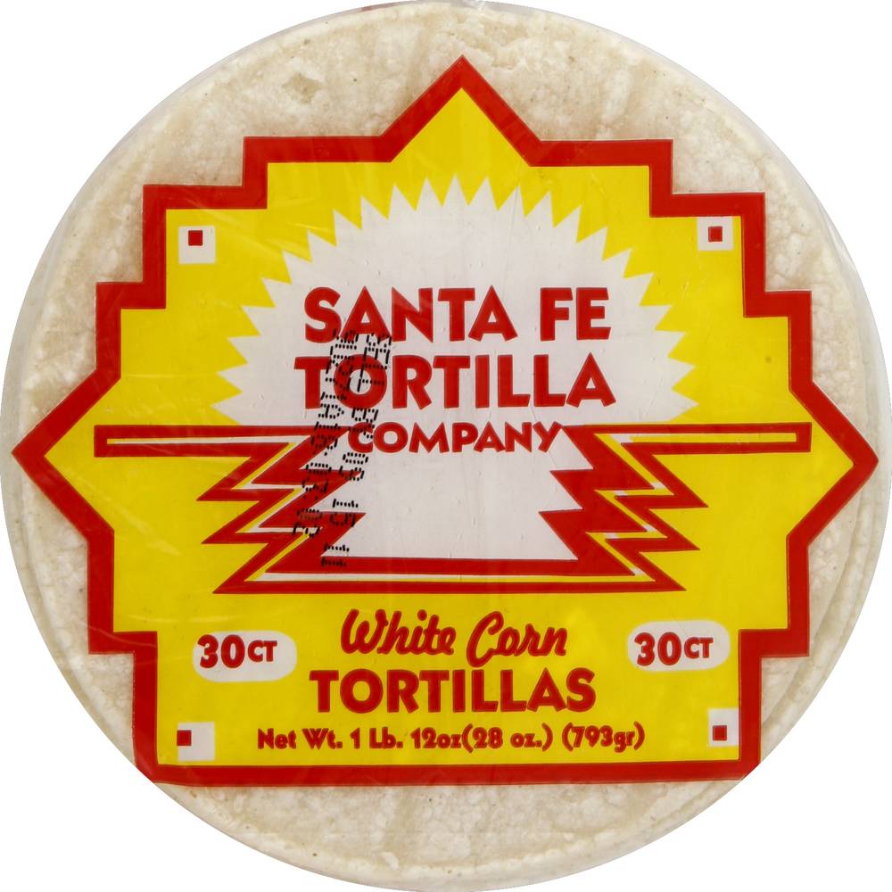 Santa Fe White Corn Tortillas (28 oz, 30 ct)