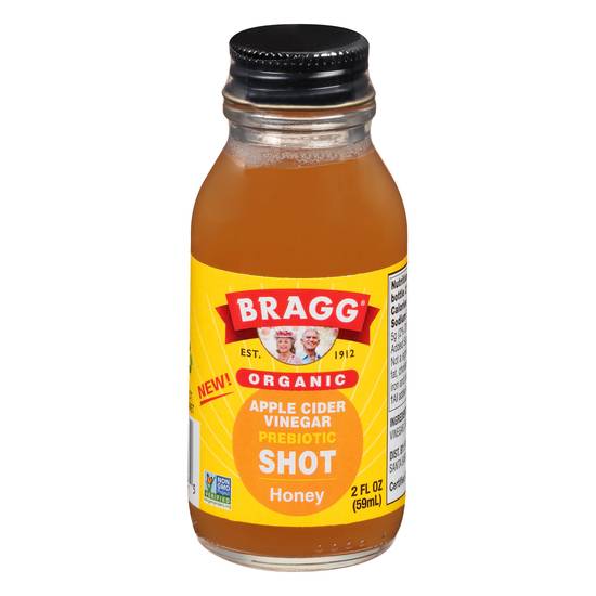 Bragg Organic Apple Cider Vinegar Prebiotic Shot Honey (2 fl oz)