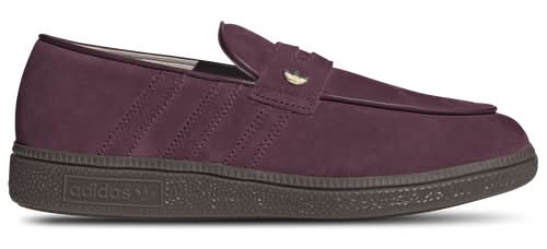 Adidas Womens Originals Handball Spezial Loafers - Shoes Maroon/Maroon Size 08.0
