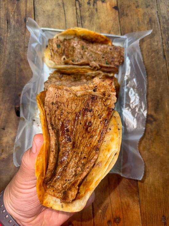 Tacos de bistec (res)