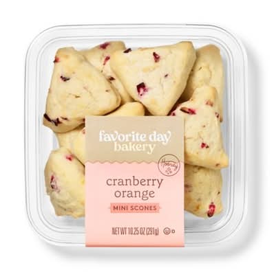 Mini Orange Cranberry Scones - 12ct - Favorite Day™