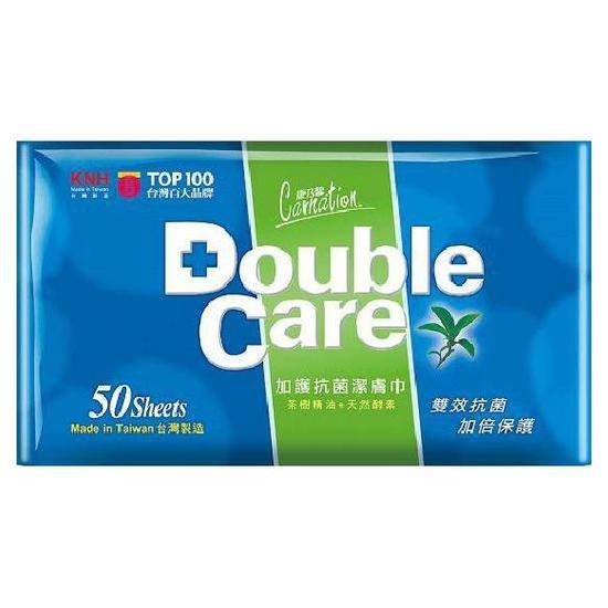 康乃馨Double Care加護抗菌潔膚巾50片
