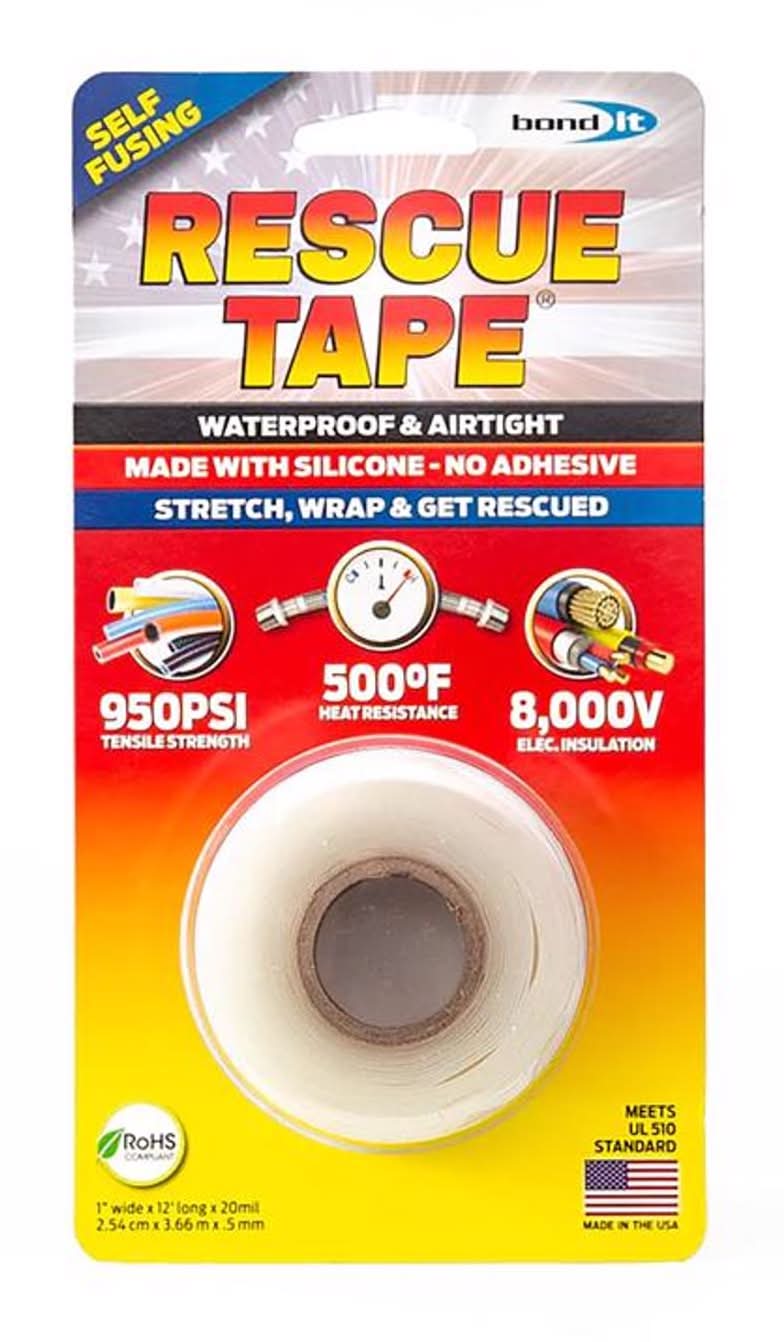 Rescue Tape Clear 1 In. W X 12 Ft. L Silicone Tape