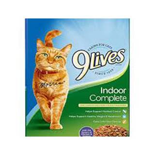 9 LIVES Indoor Complete Cat Food 3.15lb