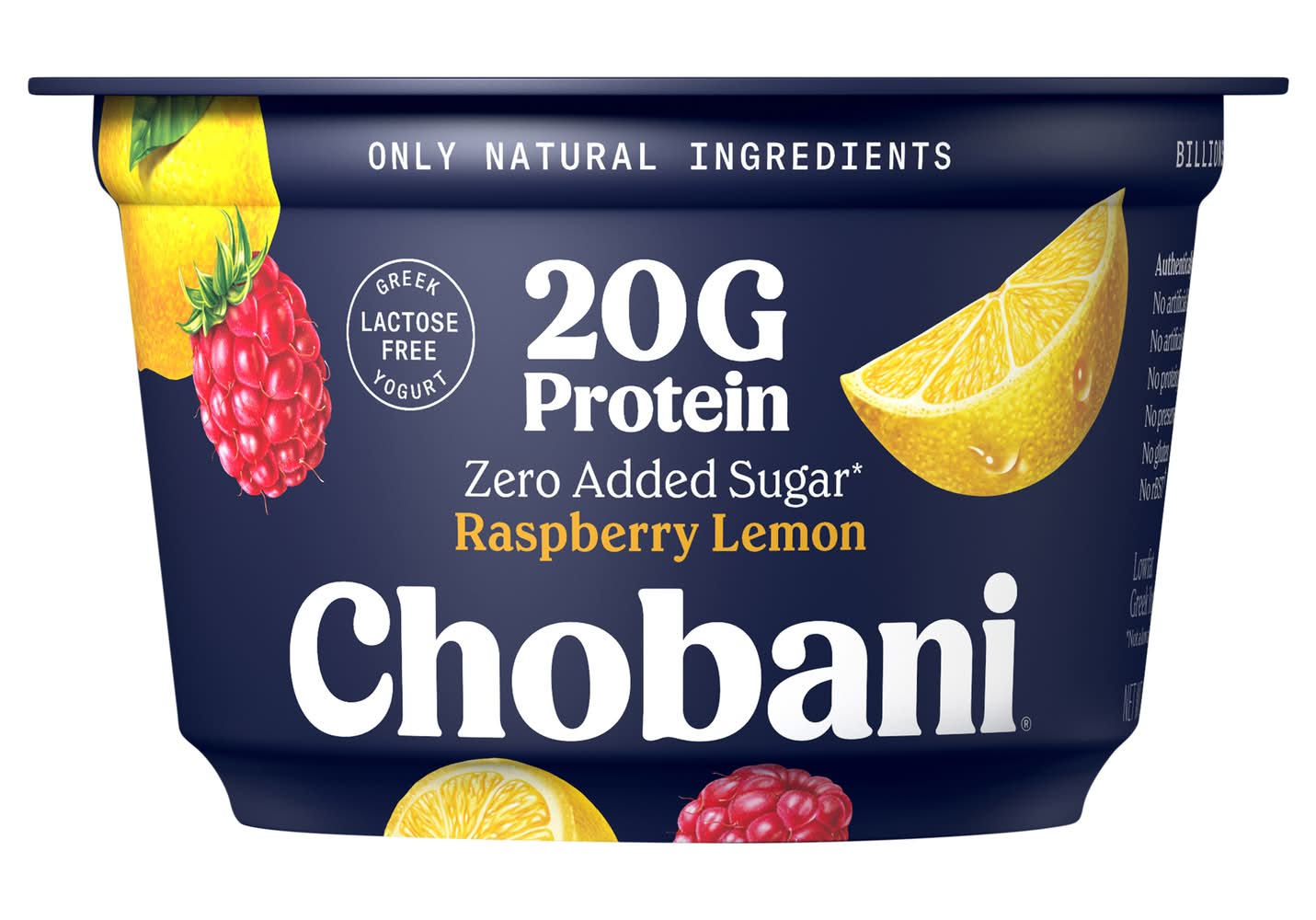 Chobani Lowfat Greek Yogurt, Raspberry Lemon (6.7 oz)