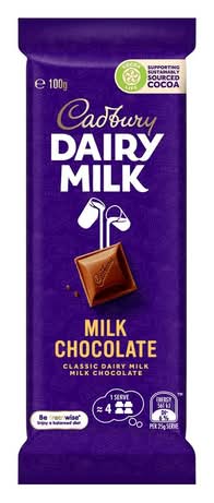 Cadbury Dairy Milk Small Chocolate Block 100g