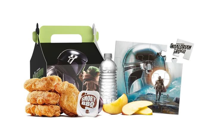Galactic Mandalorian Kids Nuggets Meal