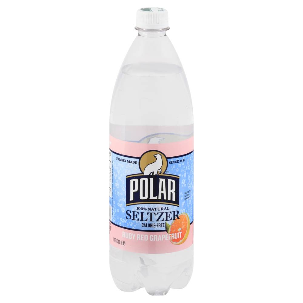 Polar 100% Natural Ruby Red Grapefruit Seltzer (1 L)