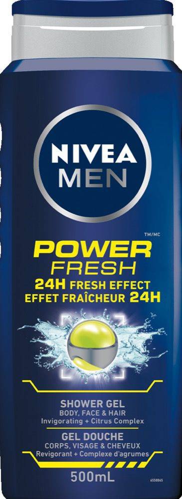 Nivea men gel douche power refresh (500ml) - power refresh shower gel (500 ml)