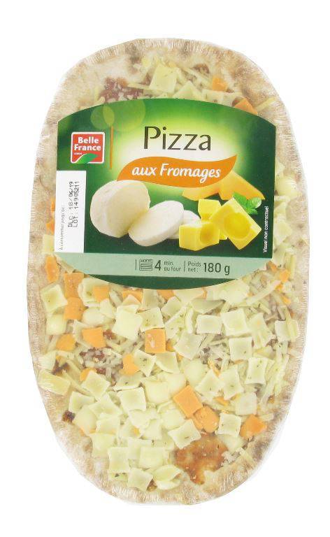 Pizza ovale fromages bf film 180 g