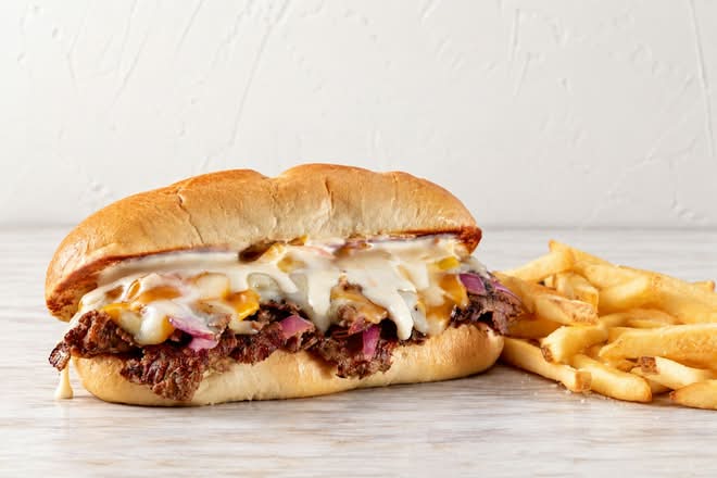 Five-Cheese Cheesesteak