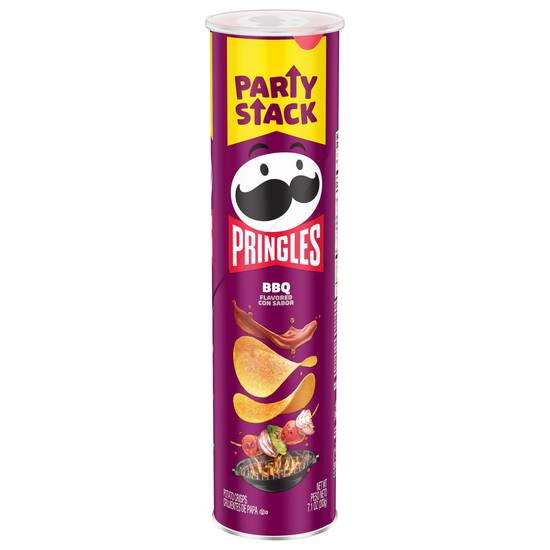 Pringles Bbq Flavor Party Stack Potato Crisps