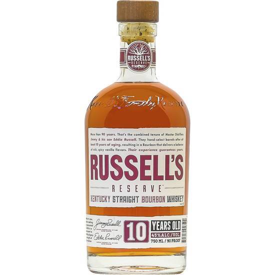 Russell's Reserve 10 Year Old Bourbon Whiskey (750 ml) (caramel