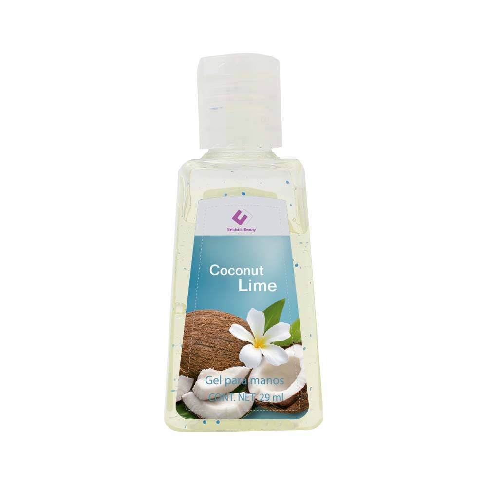 Sinbiotik beauty gel para manos coco-lima (botella 29 ml)