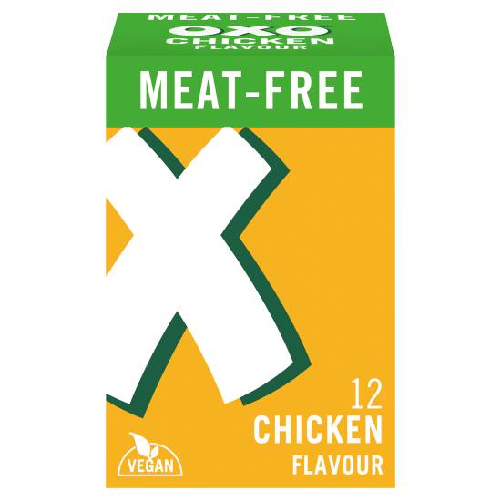 OXO Meat Free Vegan Chicken Flavour Stock Cubes (71g)