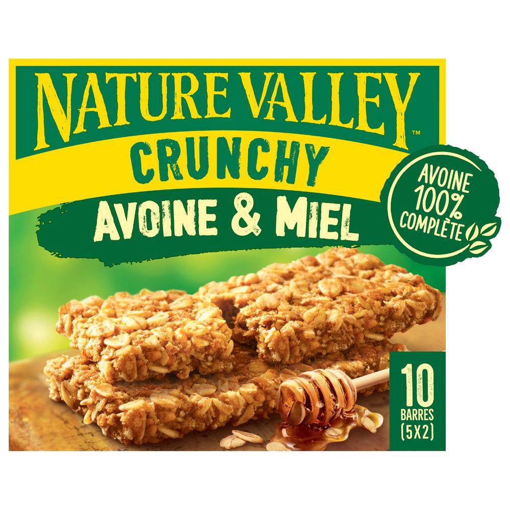 Nature Valley - Crunchy barres de céréales à l'avoine, miel (10)