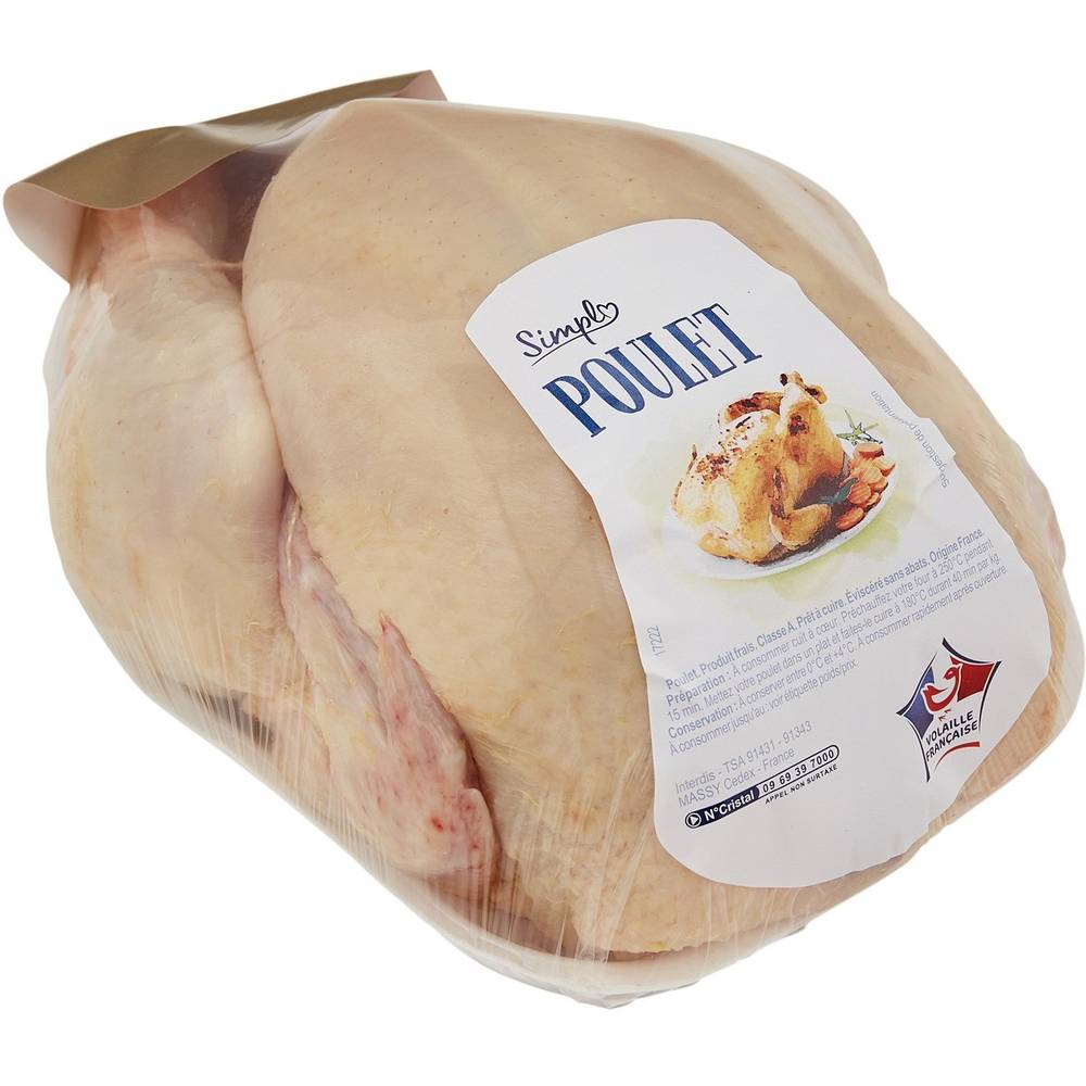 Carrefour - Poulet prêt à cuire (1,3kg)