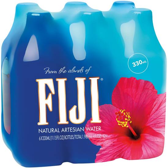 Order Fiji Natural Artesian Water (11.15 oz x 6 ct) food online from Rite Aid store, Shawnee on bringmethat.com