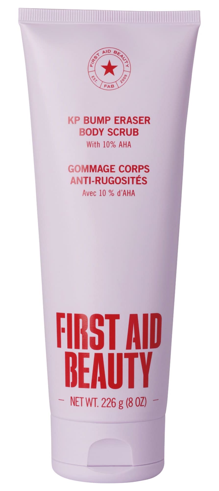 First Aid Beauty KP Bump Eraser Body Scrub with 10% AHA – Body Exfoliant for Keratosis Pilaris Original