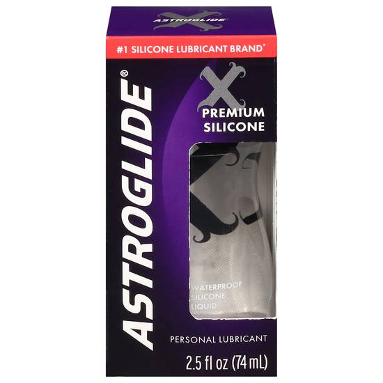 Astroglide Premium Silicone Waterproof Personal Lubricant (2.5 fl oz)