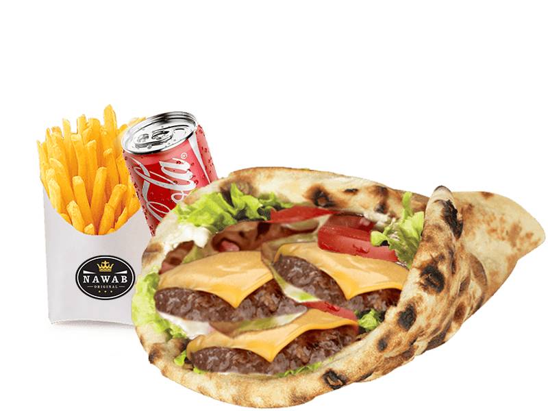 Menu sandwich cheese naan steak