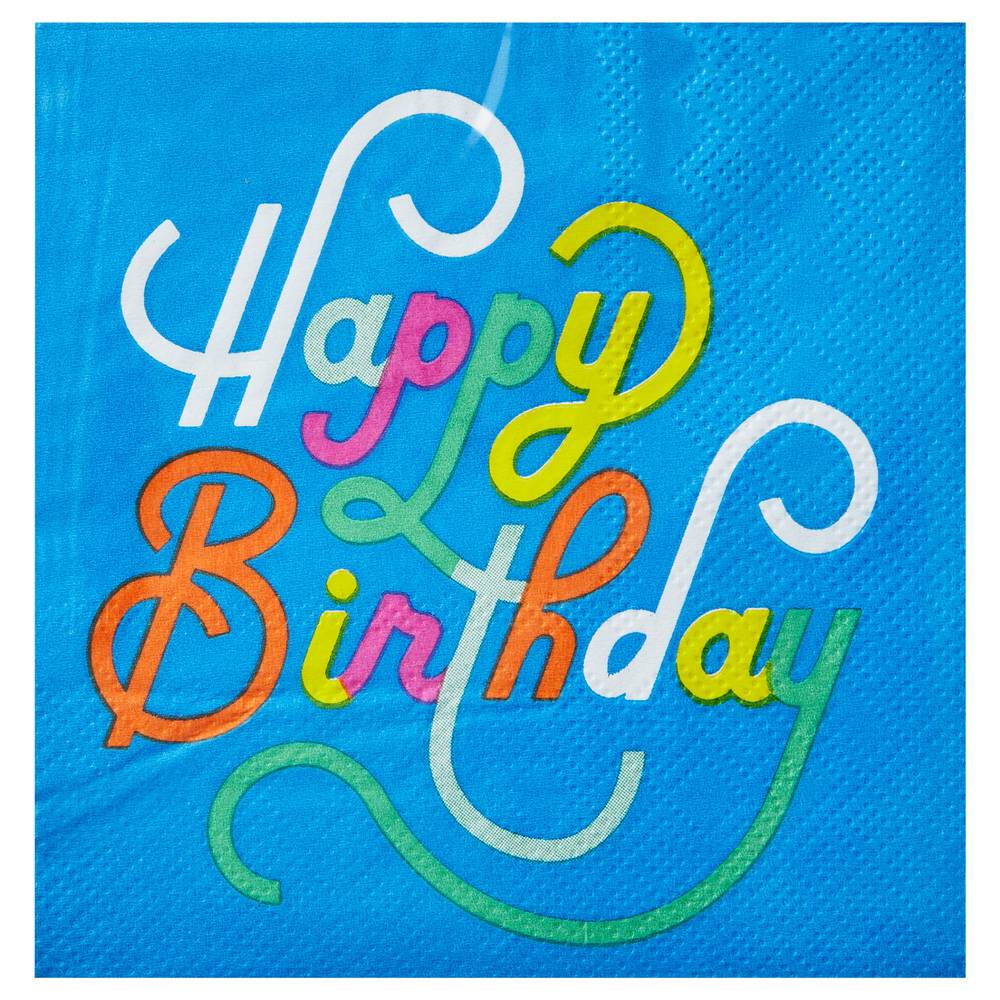 Hallmark Happy Birthday Napkins Serviettes